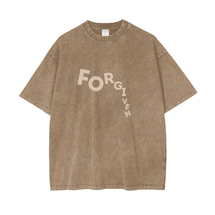 Forgiven Acid Wash Oversize T-Shirt - 250 GSM