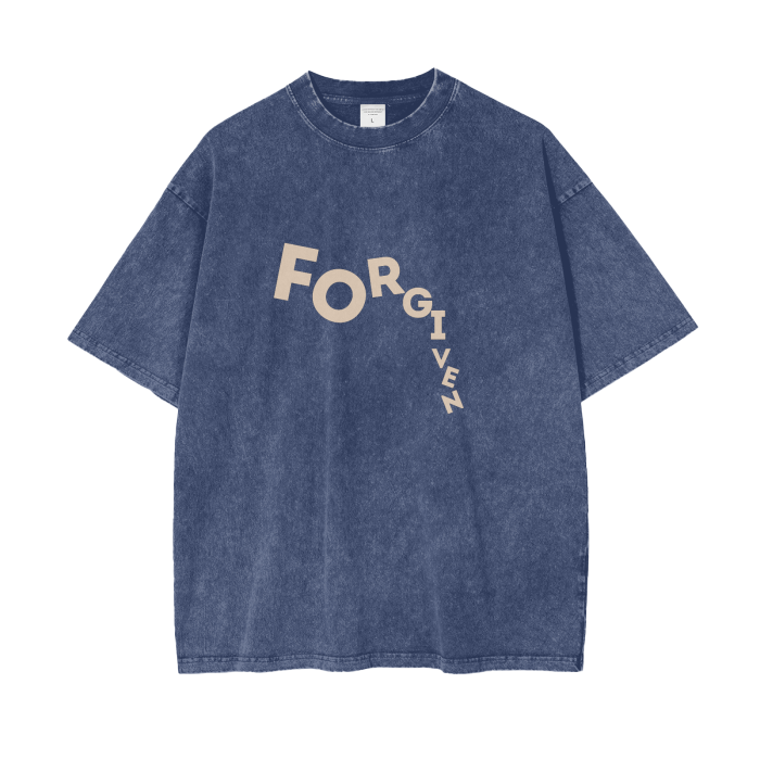 Forgiven Acid Wash Oversize T-Shirt - 250 GSM