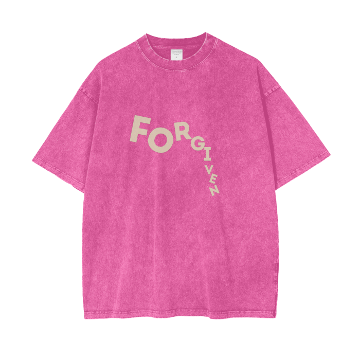 Forgiven Acid Wash Oversize T-Shirt - 250 GSM