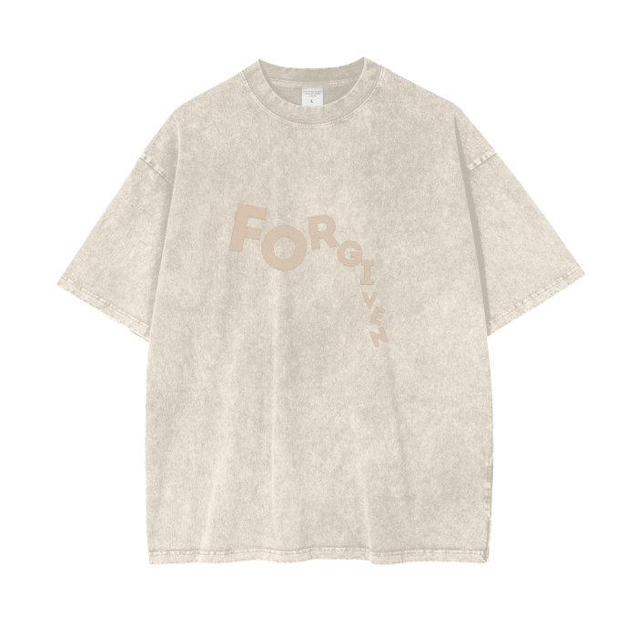 Forgiven Acid Wash Oversize T-Shirt - 250 GSM