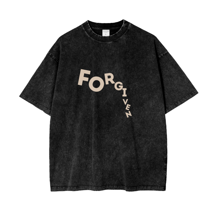 Forgiven Acid Wash Oversize T-Shirt - 250 GSM