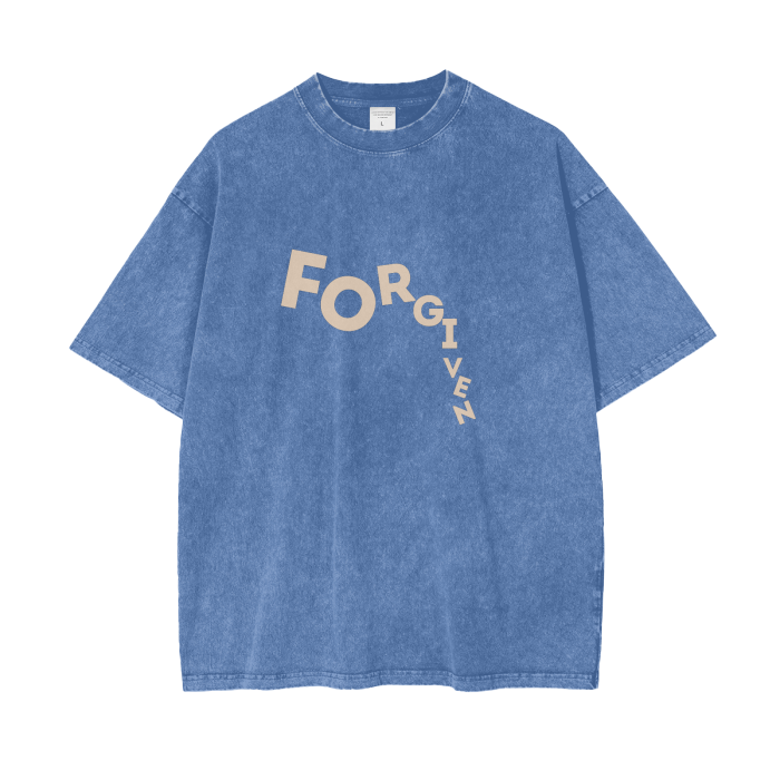 Forgiven Acid Wash Oversize T-Shirt - 250 GSM