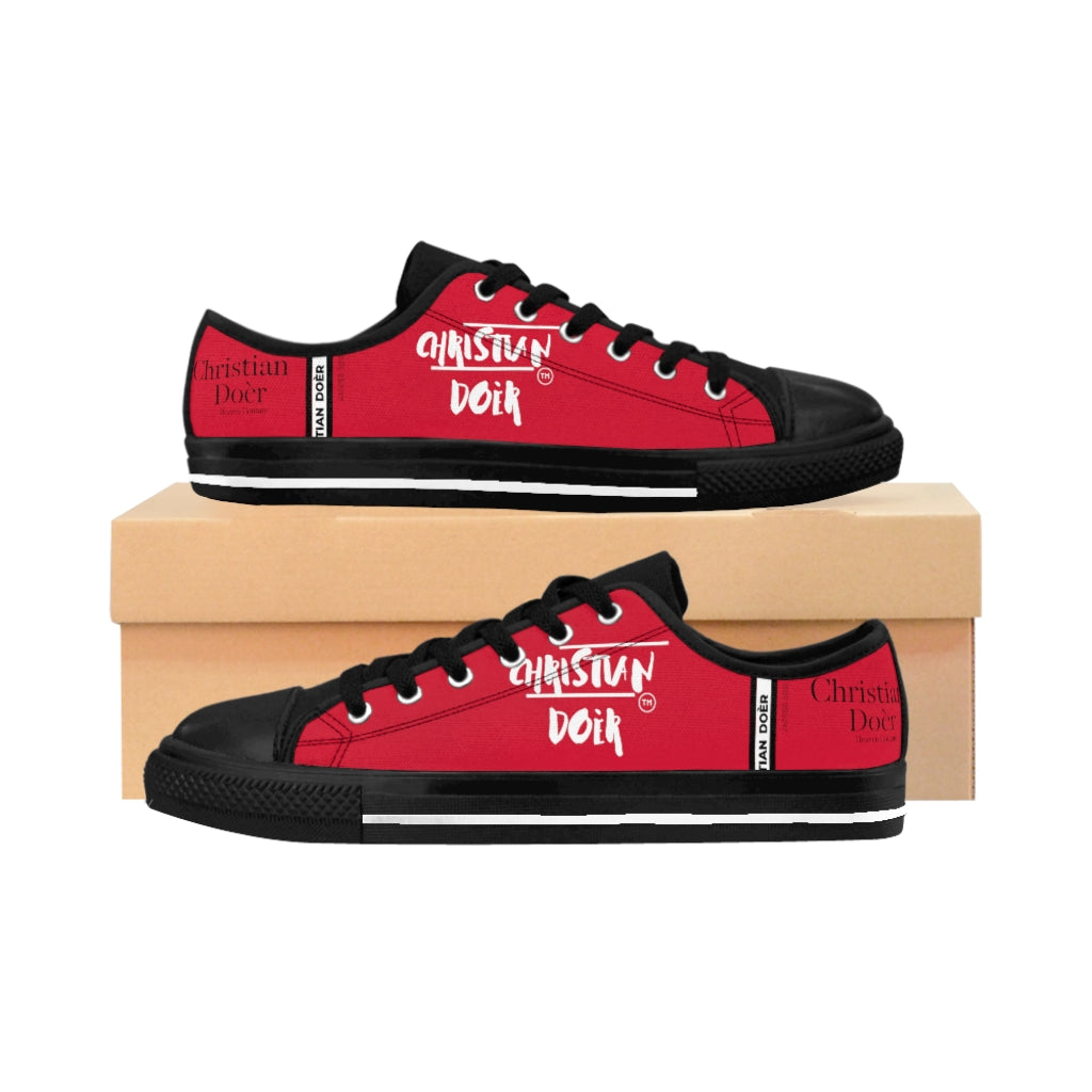 Christian Doer Canvas Shoes - Red